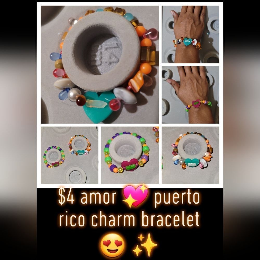 Puerto Rico amor charm ✨️ bracelet - Picture 11 of 11